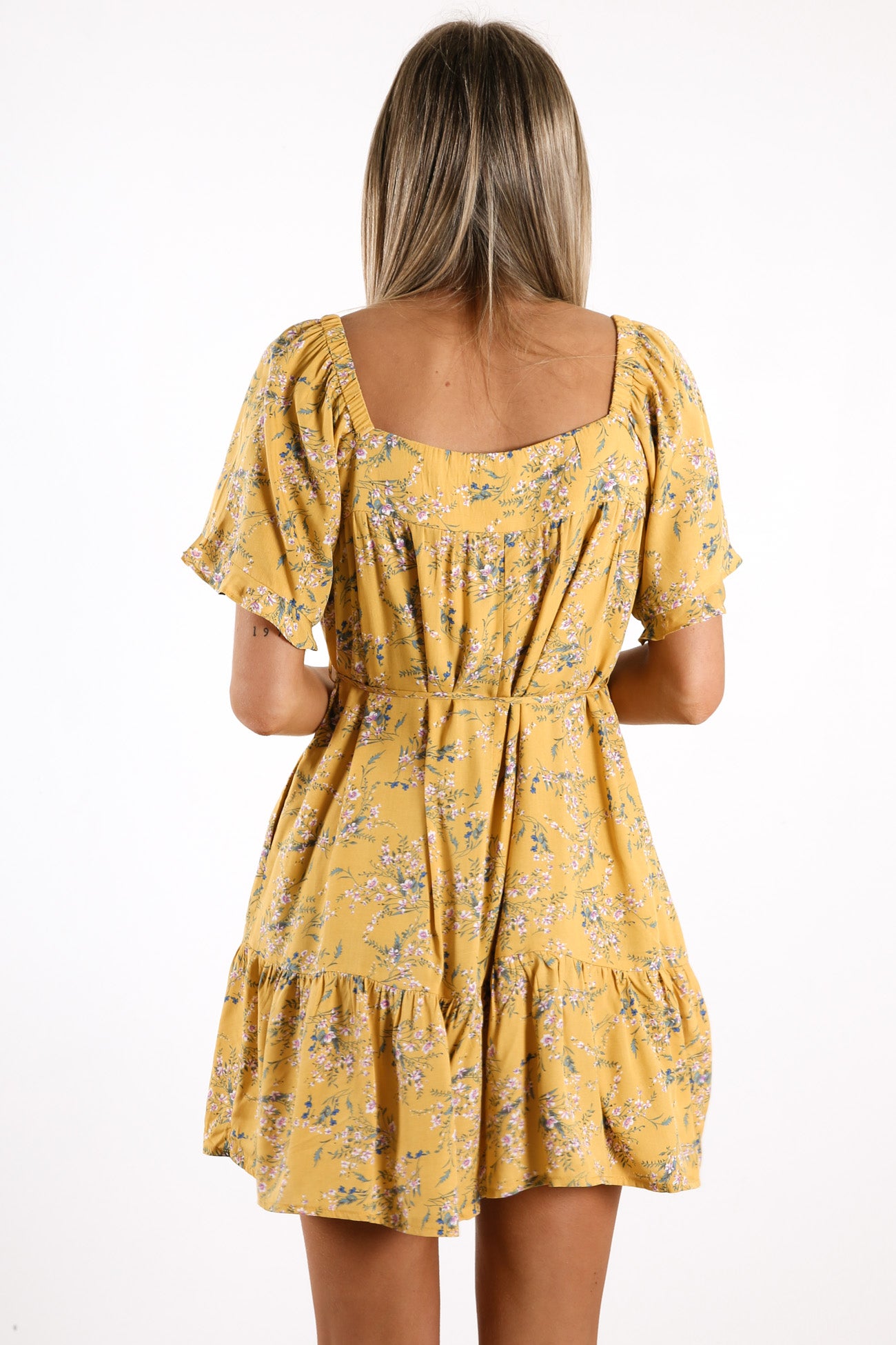 Lola Dress Mustard