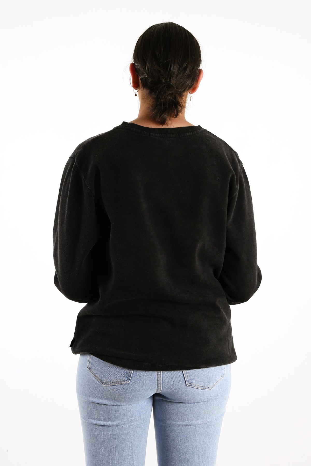Lowlands Crew Washed Black