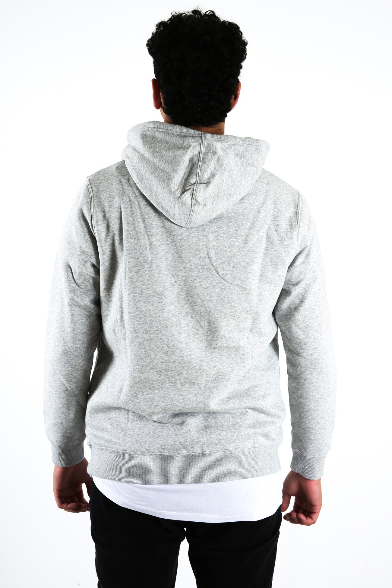 Star Chevron Hoodie Grey Marle
