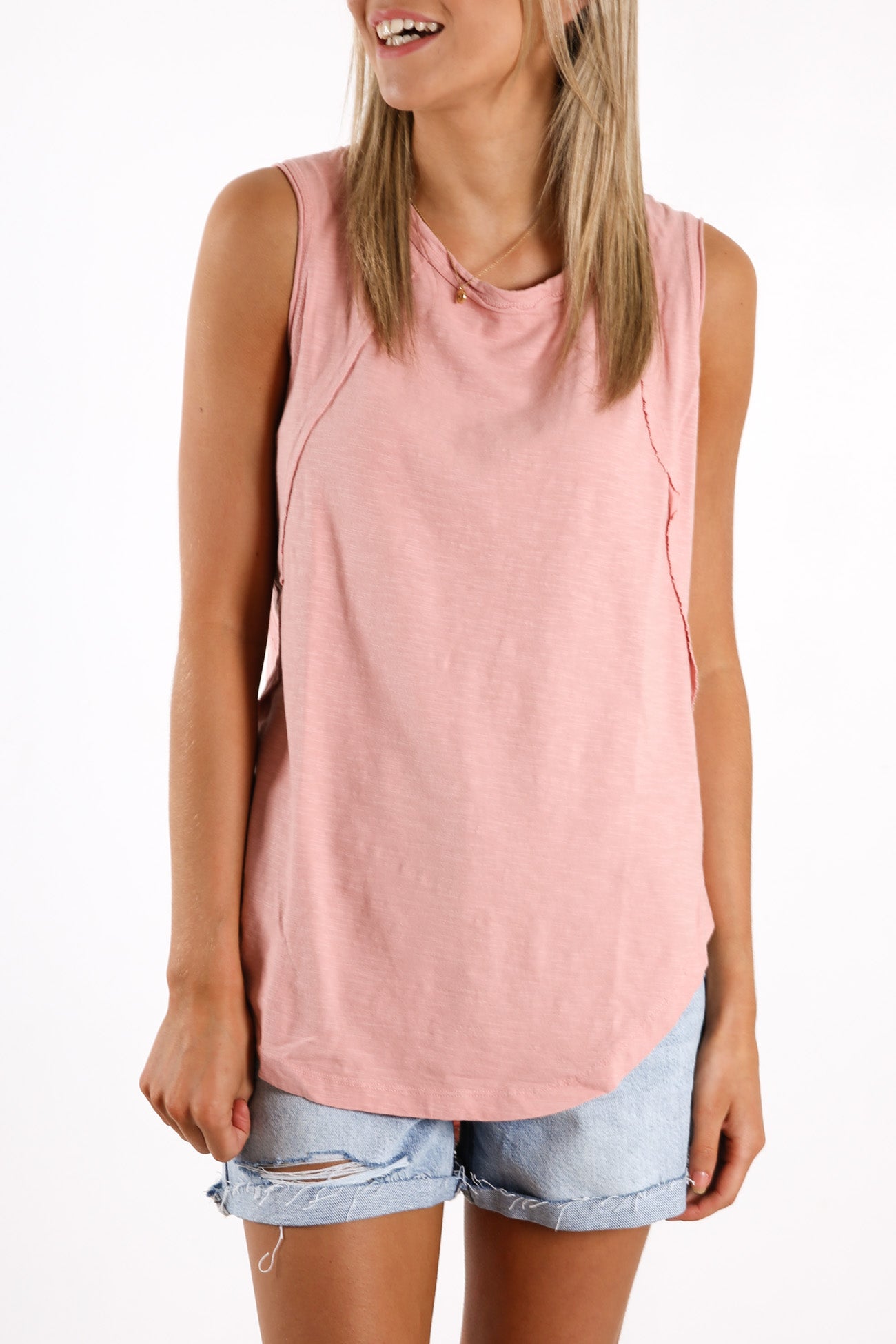 Mackenzie Tank Dusty Rose