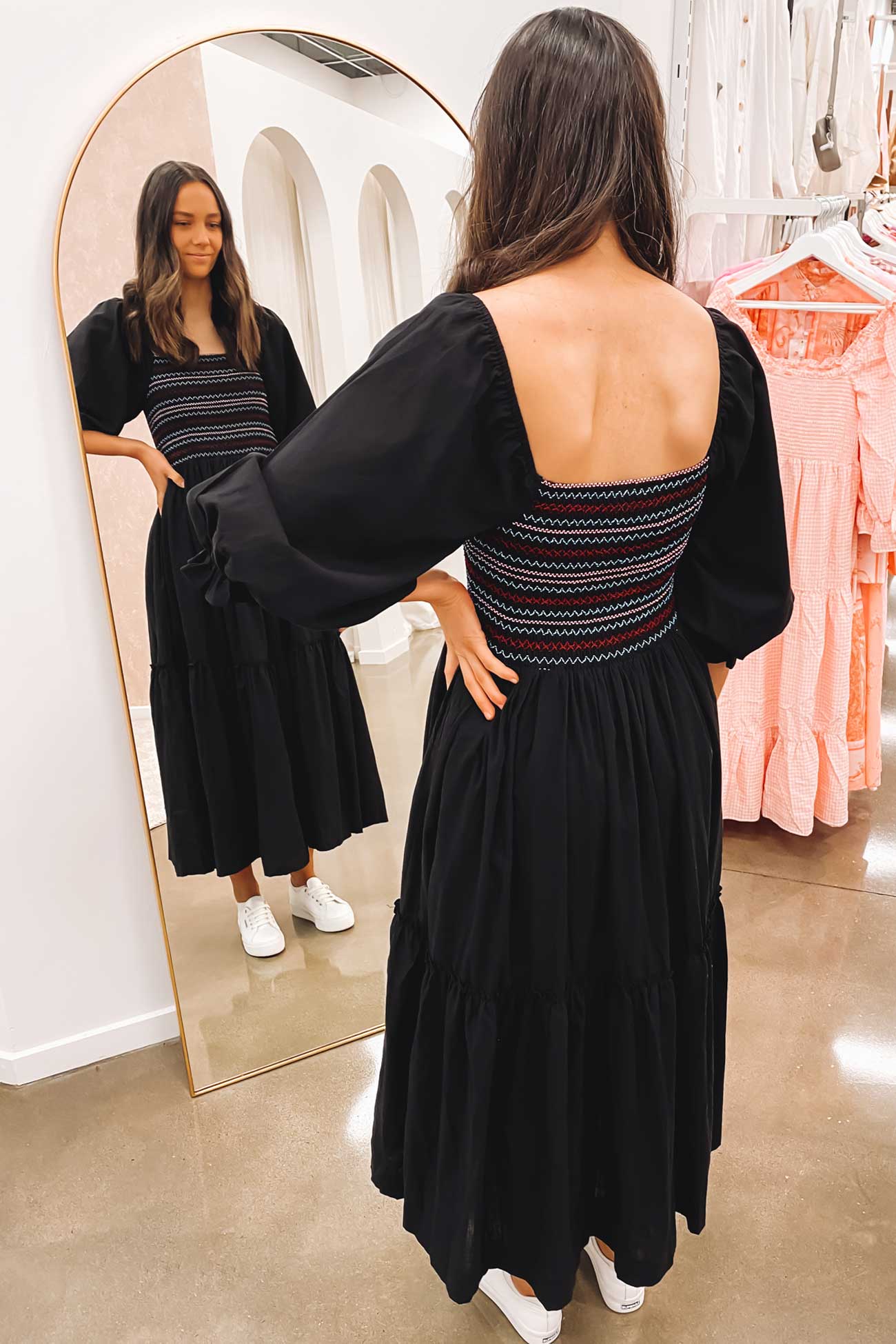 Matiyah Midi Dress Black