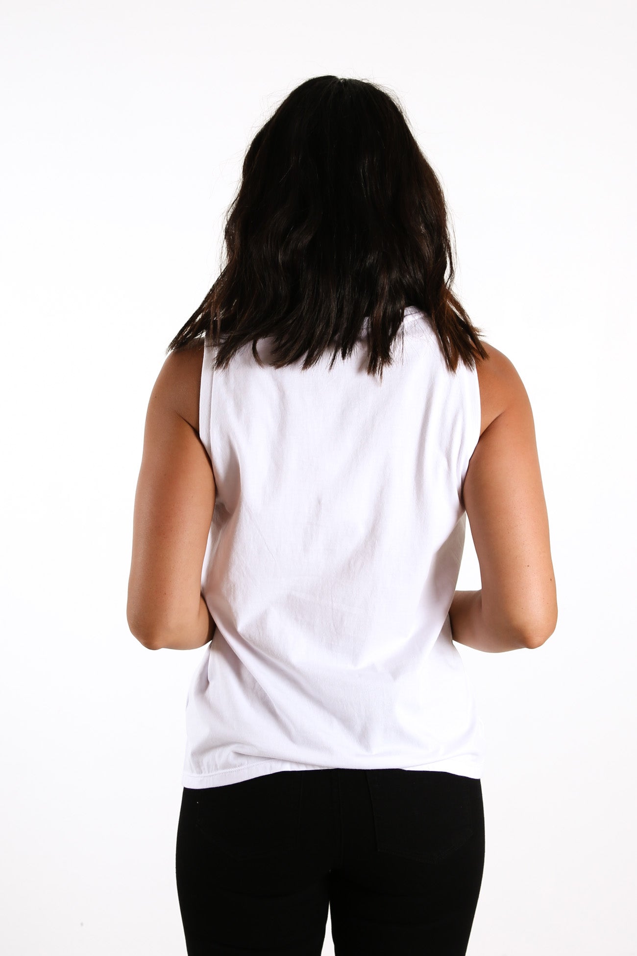 Maya Muscle Tank White