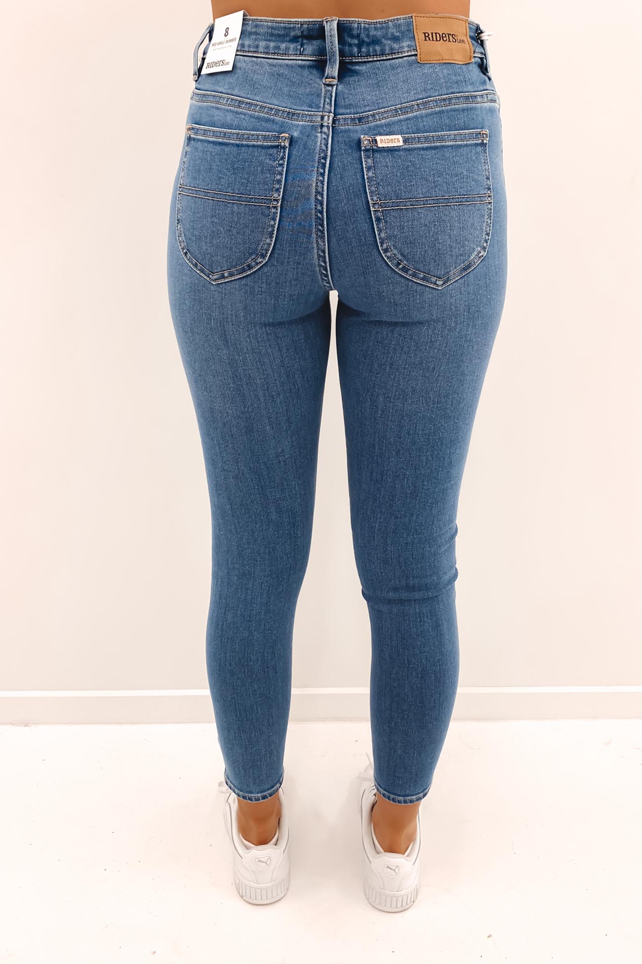 Mid Ankle Skimmer Jean Blue Chronicle