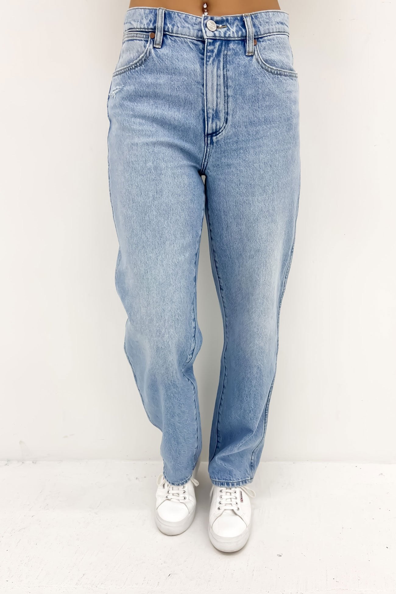 Mid Rise Vintage Straight Jean 1984 Blue