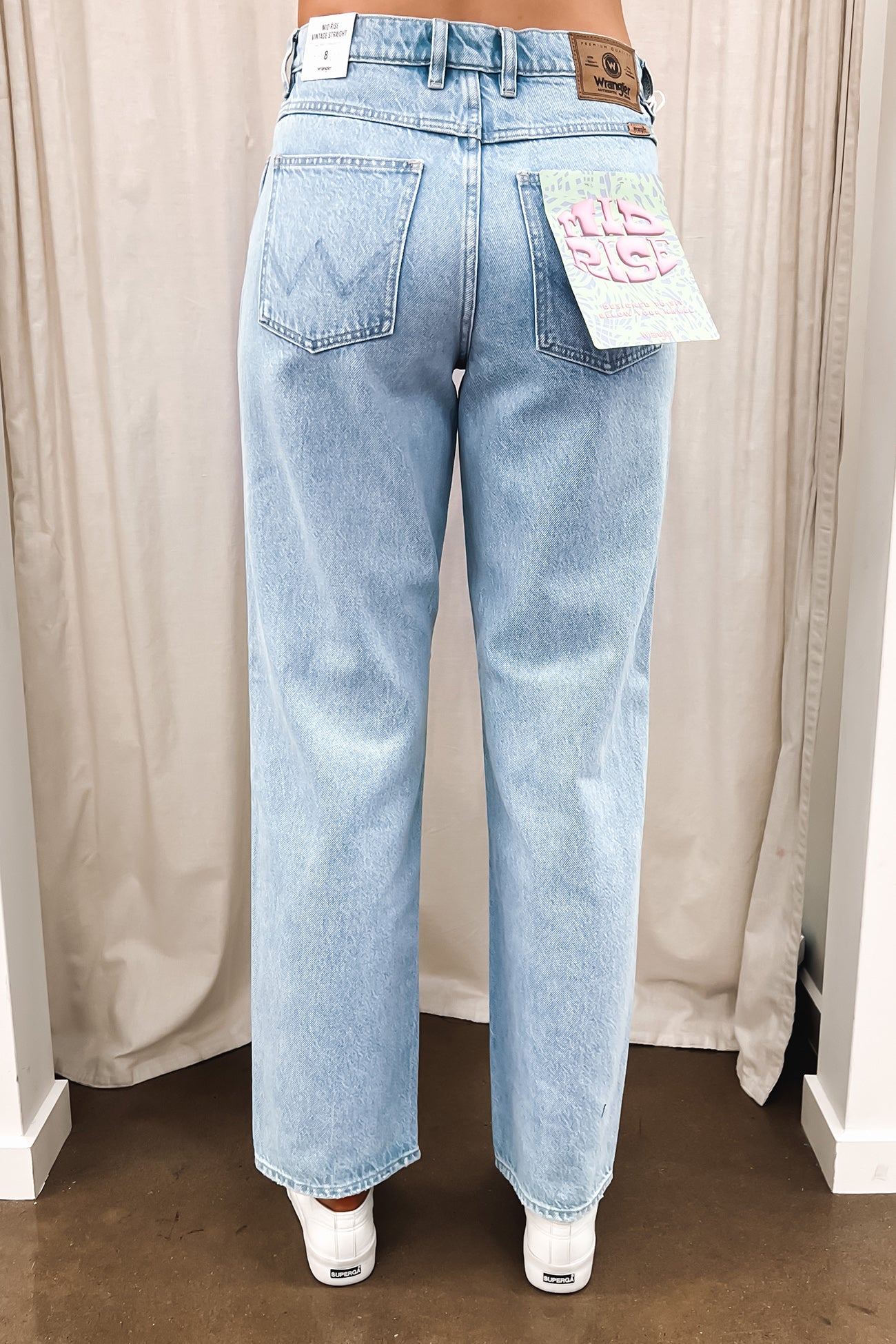 Mid Rise Vintage Straight Jean Sublime Blue