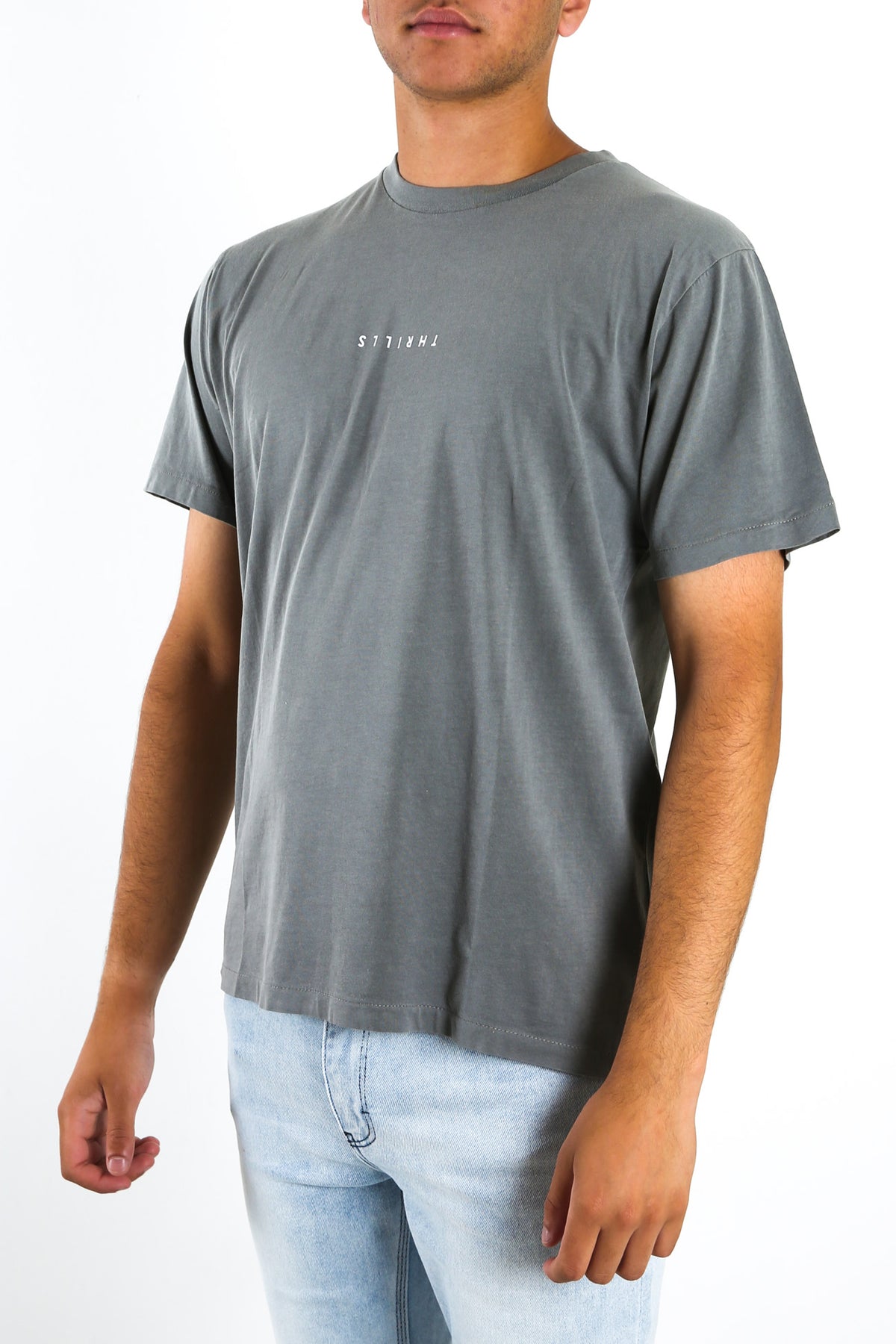 Minimal Thrills Merch Fit Tee Washed Grey