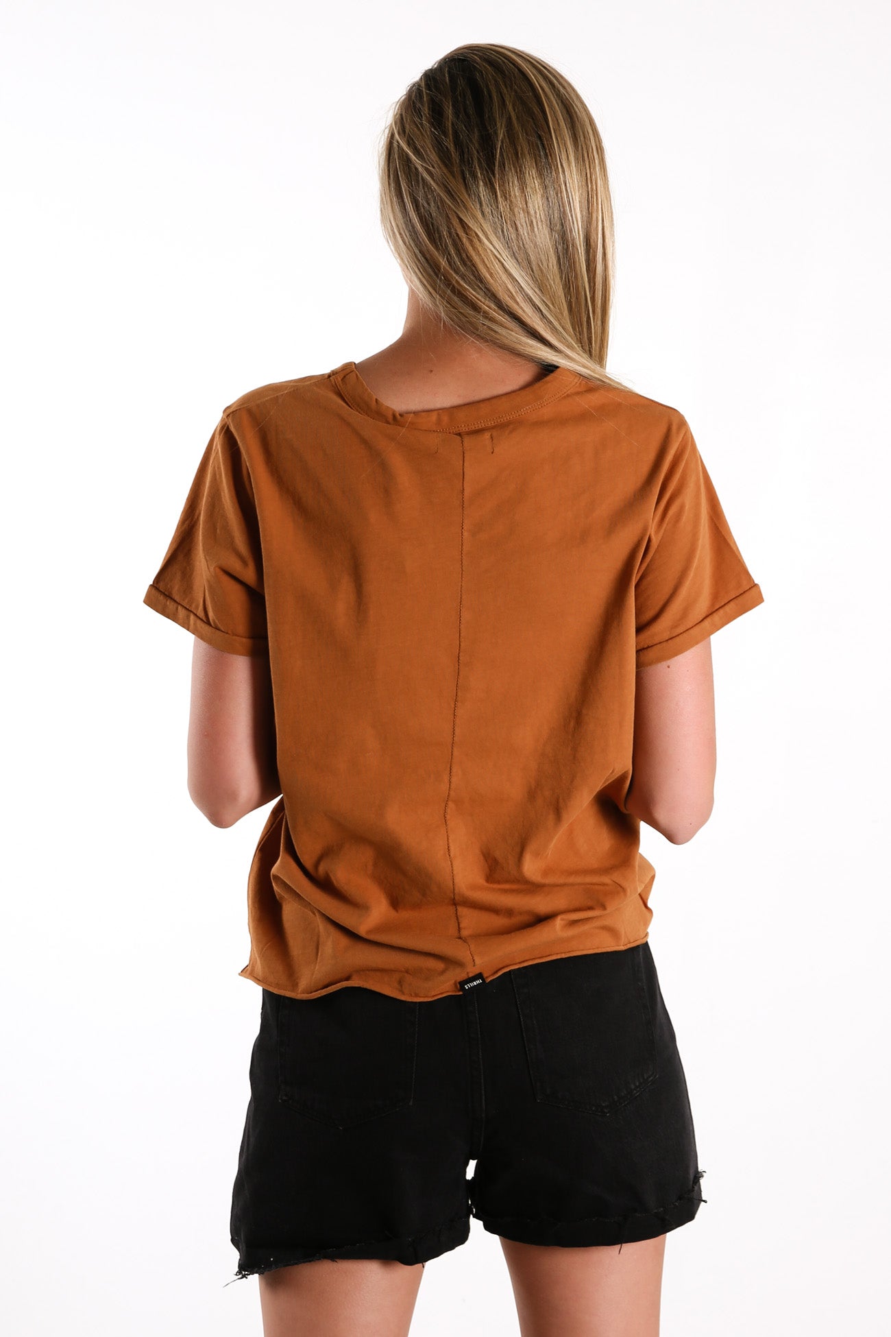 Minimal Thrills Relaxed Tee Golden Brown