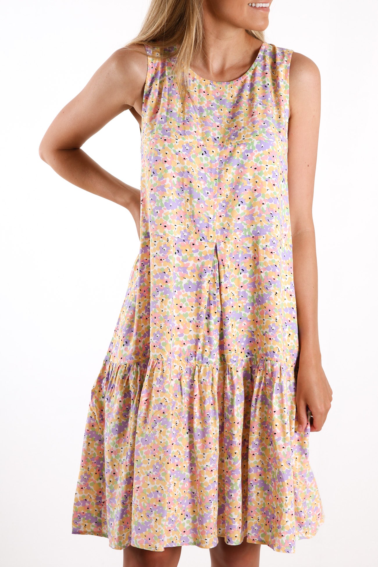 Monet Daisy Dress Multi