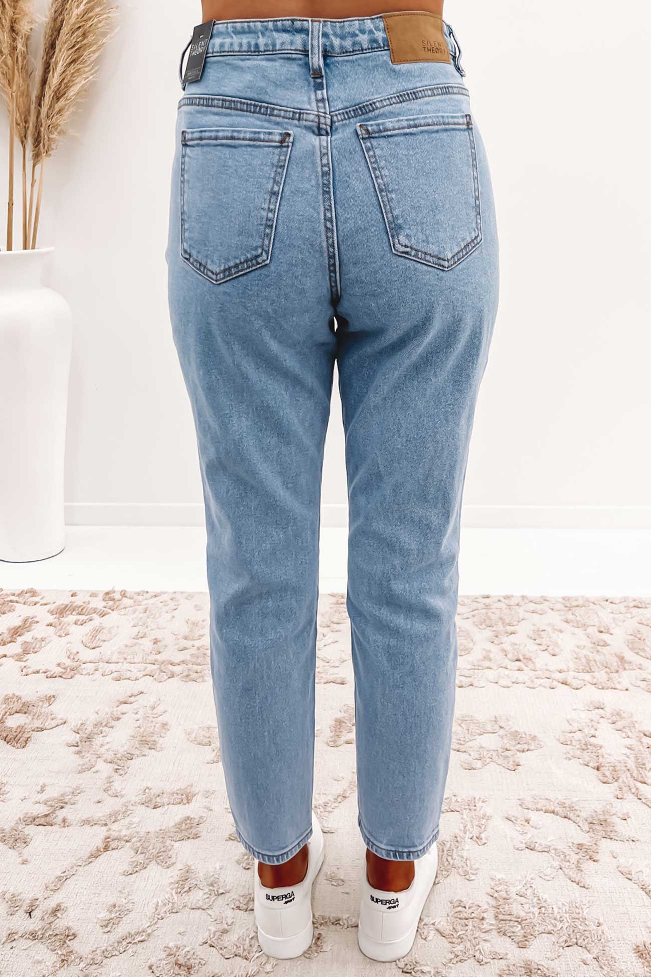 Monica Mom Jean Heritage Blue