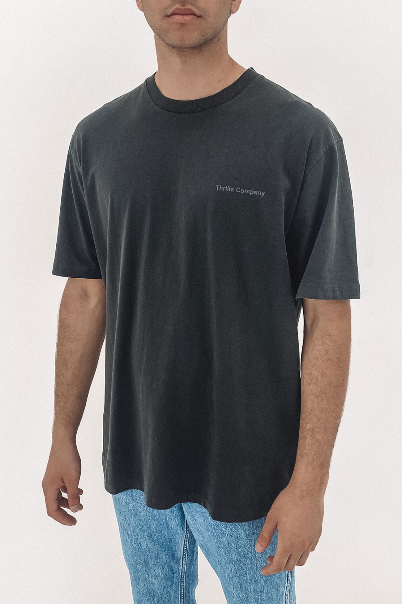 Normal Situations Oversize Fit Tee Dark Charcoal