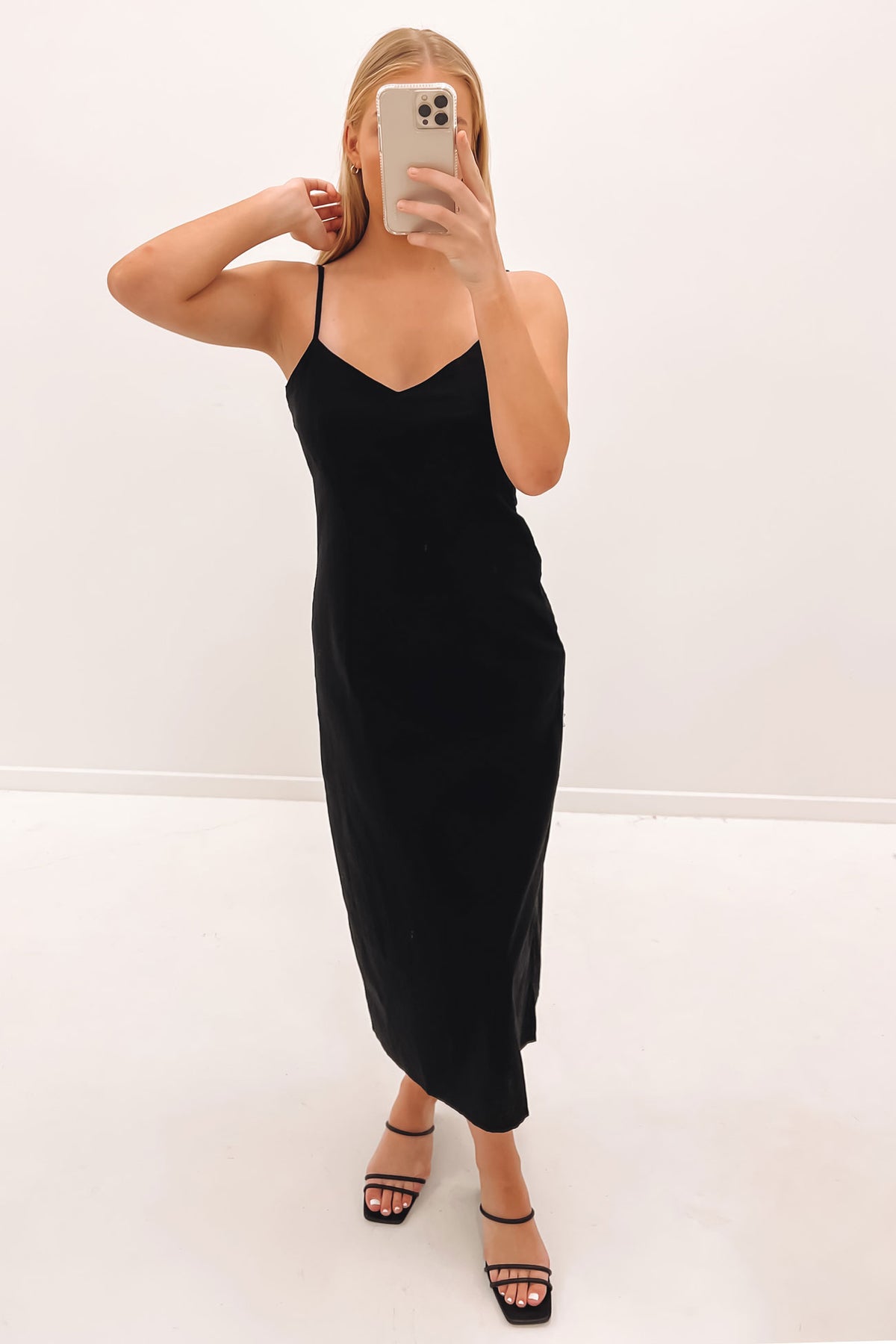 Oasis Slip Dress Black Jean Jail
