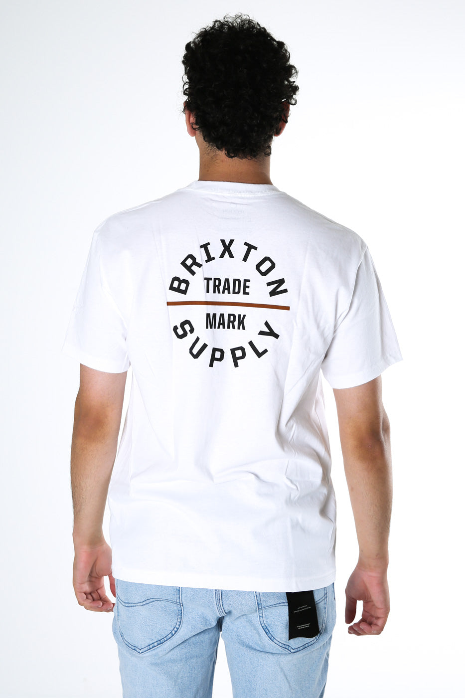 Oath V Short Sleeve Standard Tee White Black