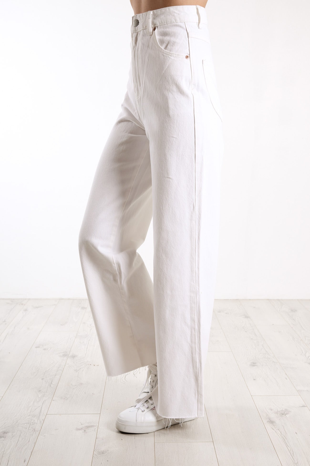 Old Mate Jean Vintage White