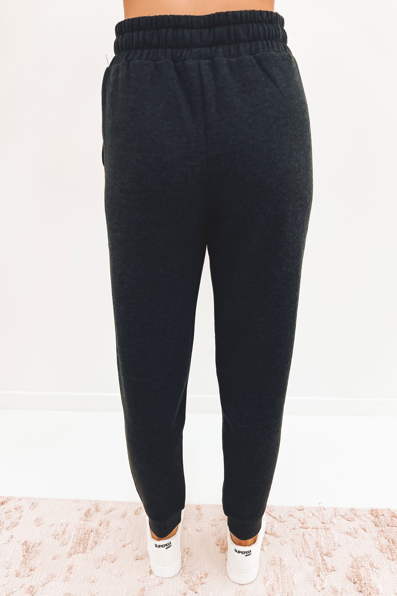 One And Only Core Cuff Track Pant Black Heather