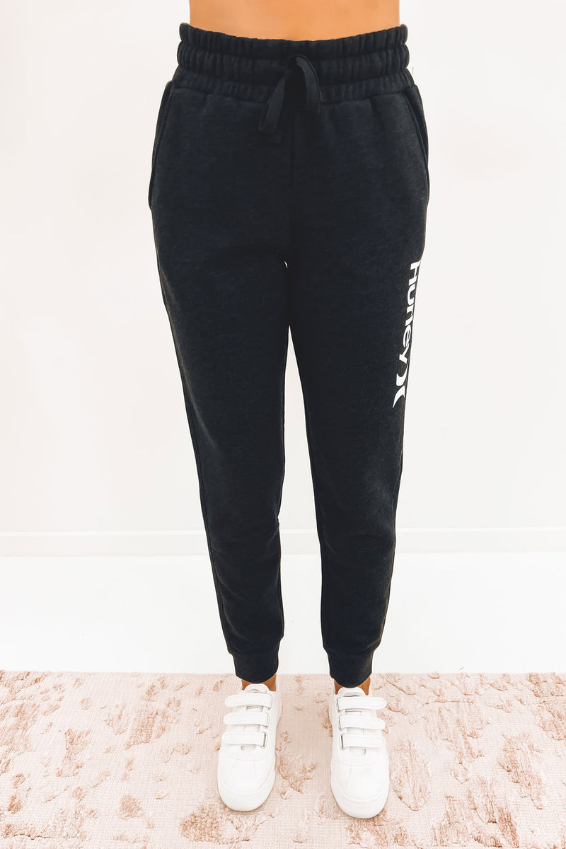 One And Only Core Cuff Track Pant Black Heather