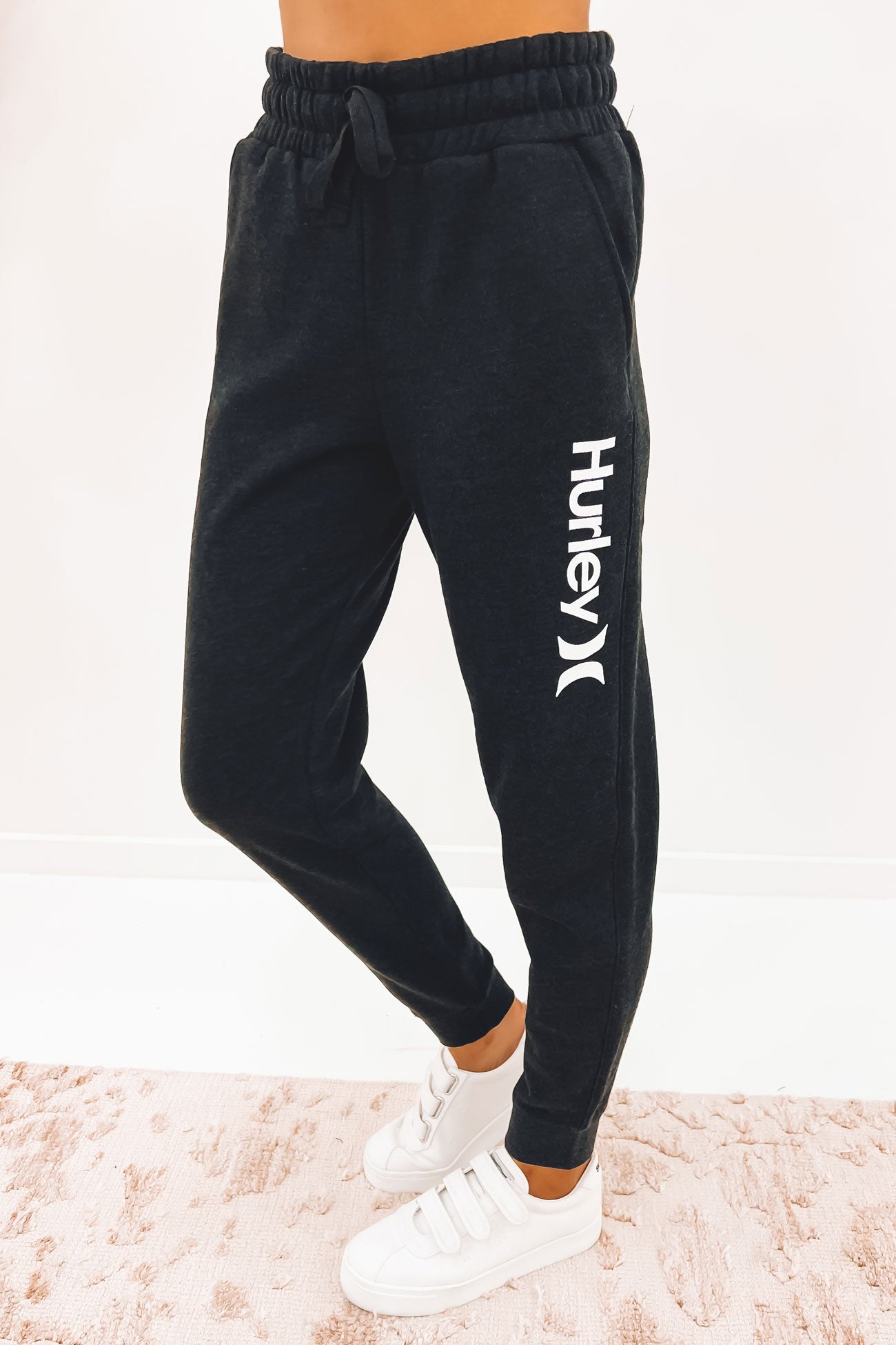 One And Only Core Cuff Track Pant Black Heather