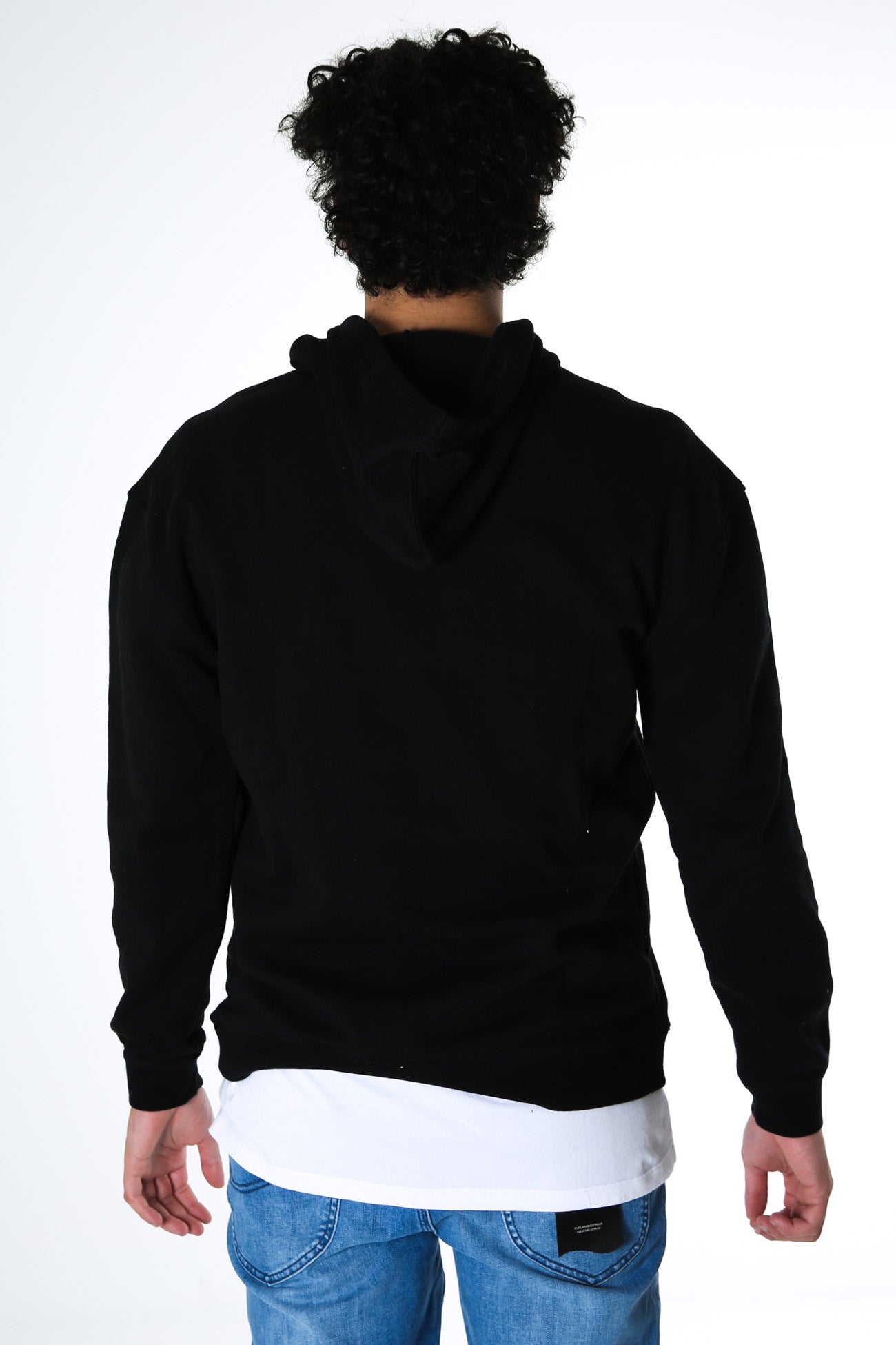 One And Only Solid Pullover Hoodie Black