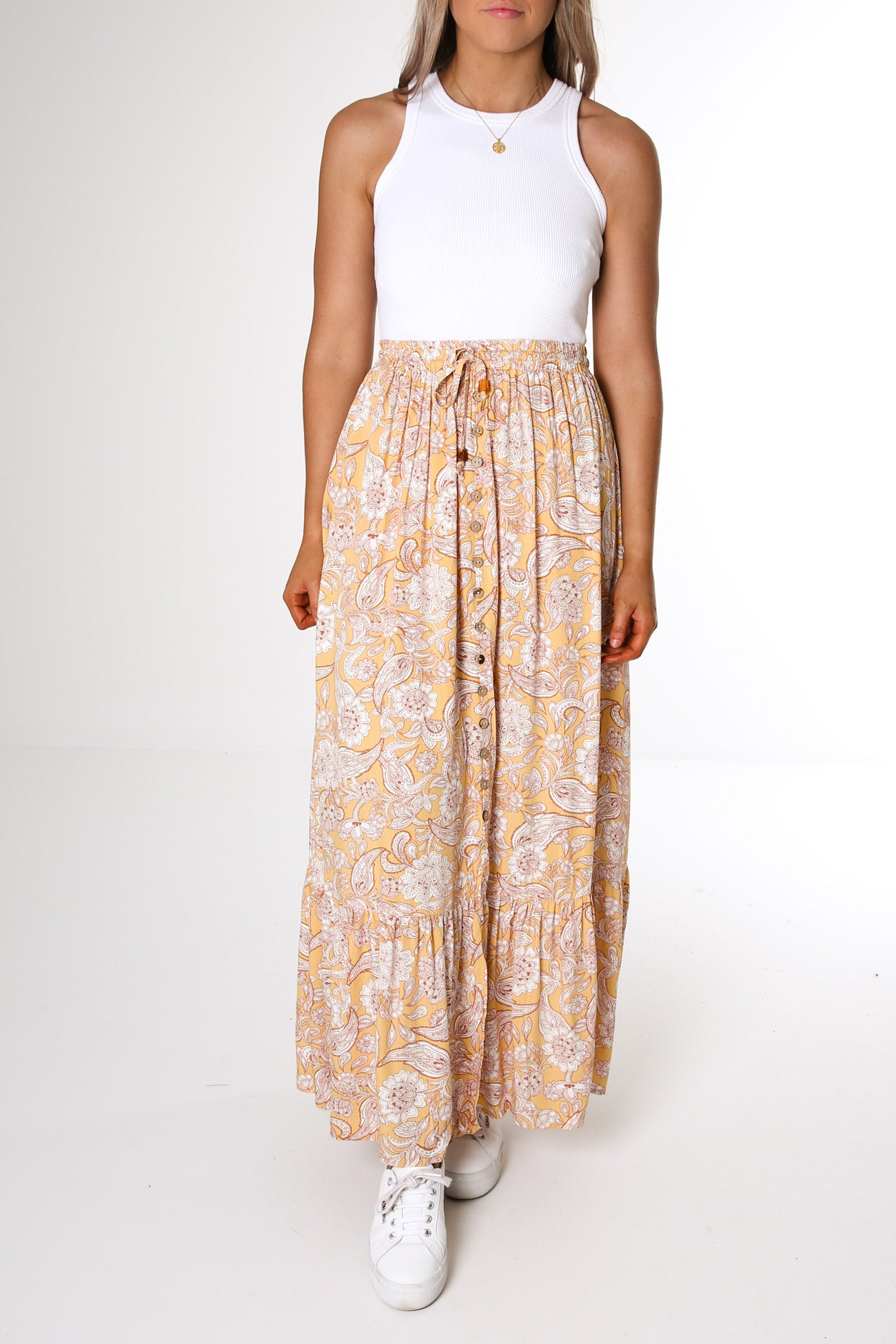 Paisley Maxi Skirt Multi