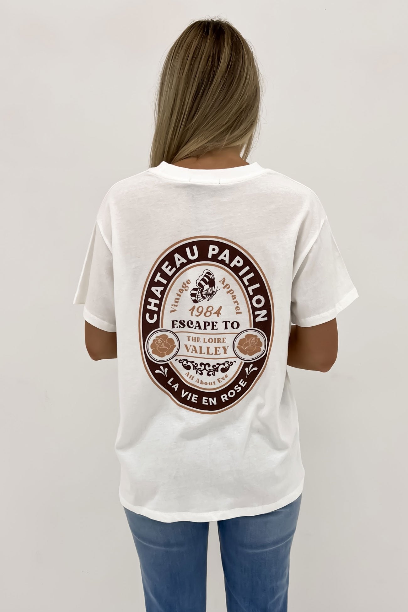 Papillon Standard Tee Vintage White
