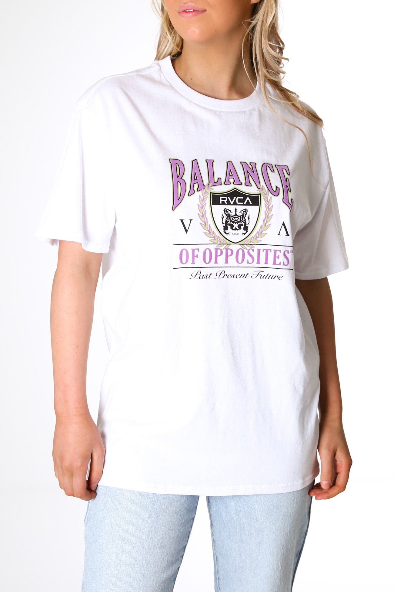 Past Present Future Tee White