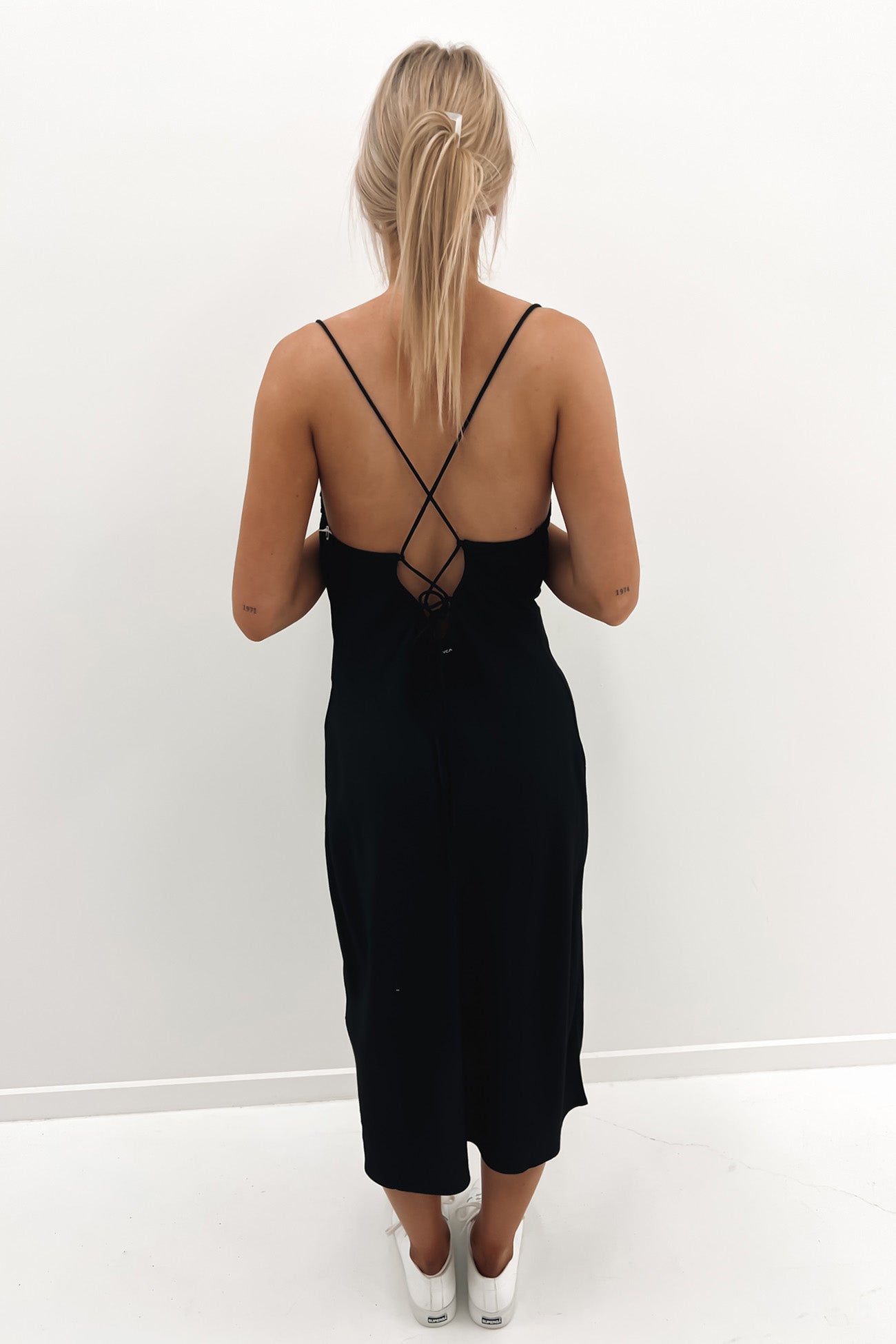 Phoebe Dress RVCA Black