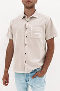 Pigment Pocket Short Sleeve Shirt Pigment Black