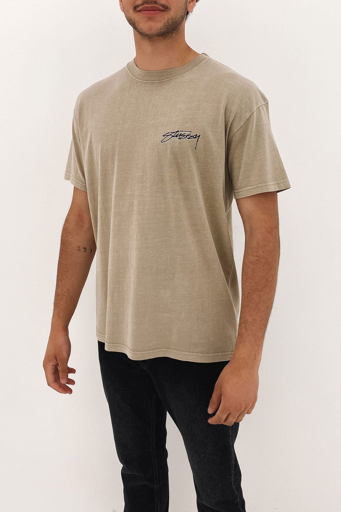Pigment Stussy Designs Short Sleeve Tee Pigment Cement