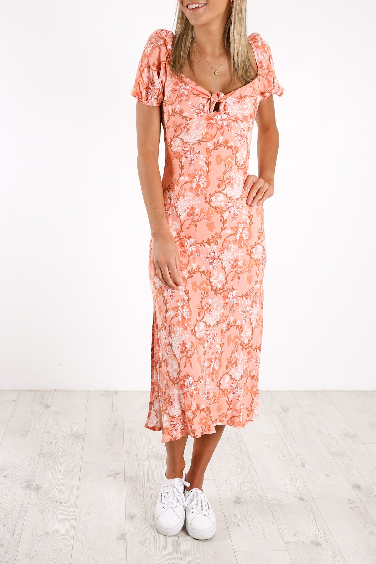 Poppie Dress Peach