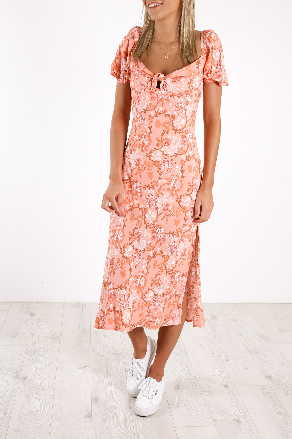 Poppie Dress Peach
