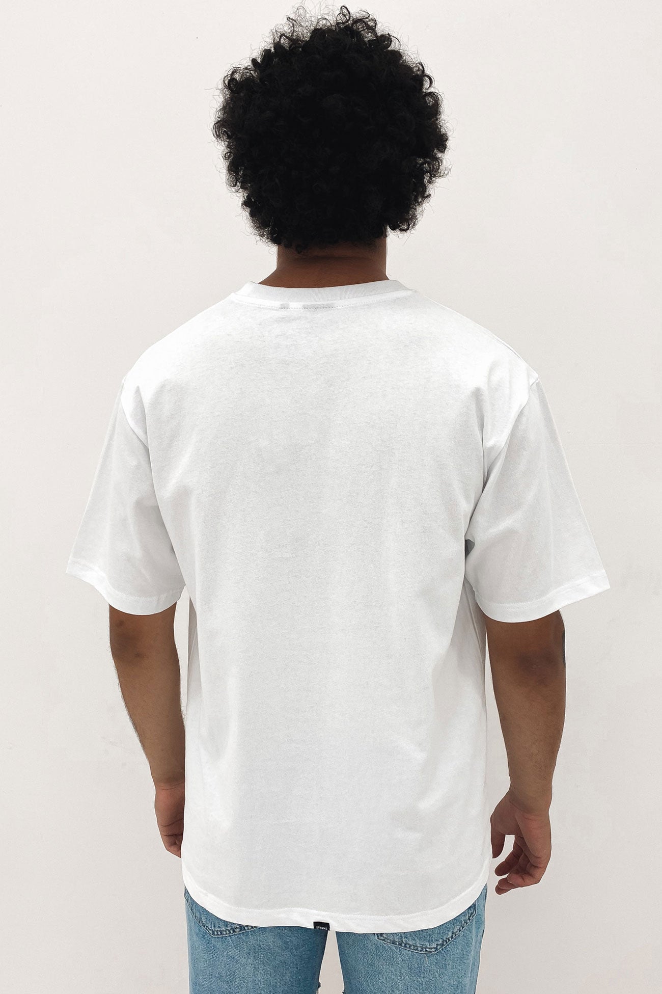 Positive No Negative Oversize Fit Tee White