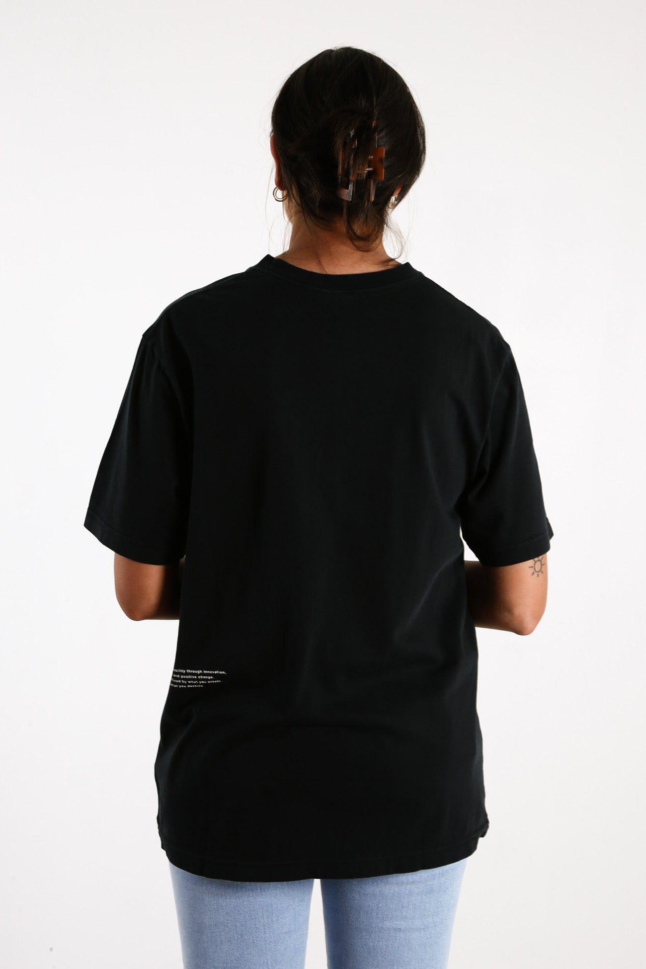 Premium Organic Retro Fit Tee Black