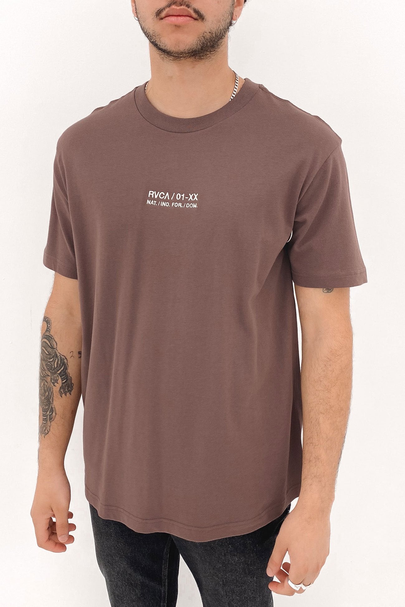 RVCA Circa Short Sleeve Tee Peppercorn