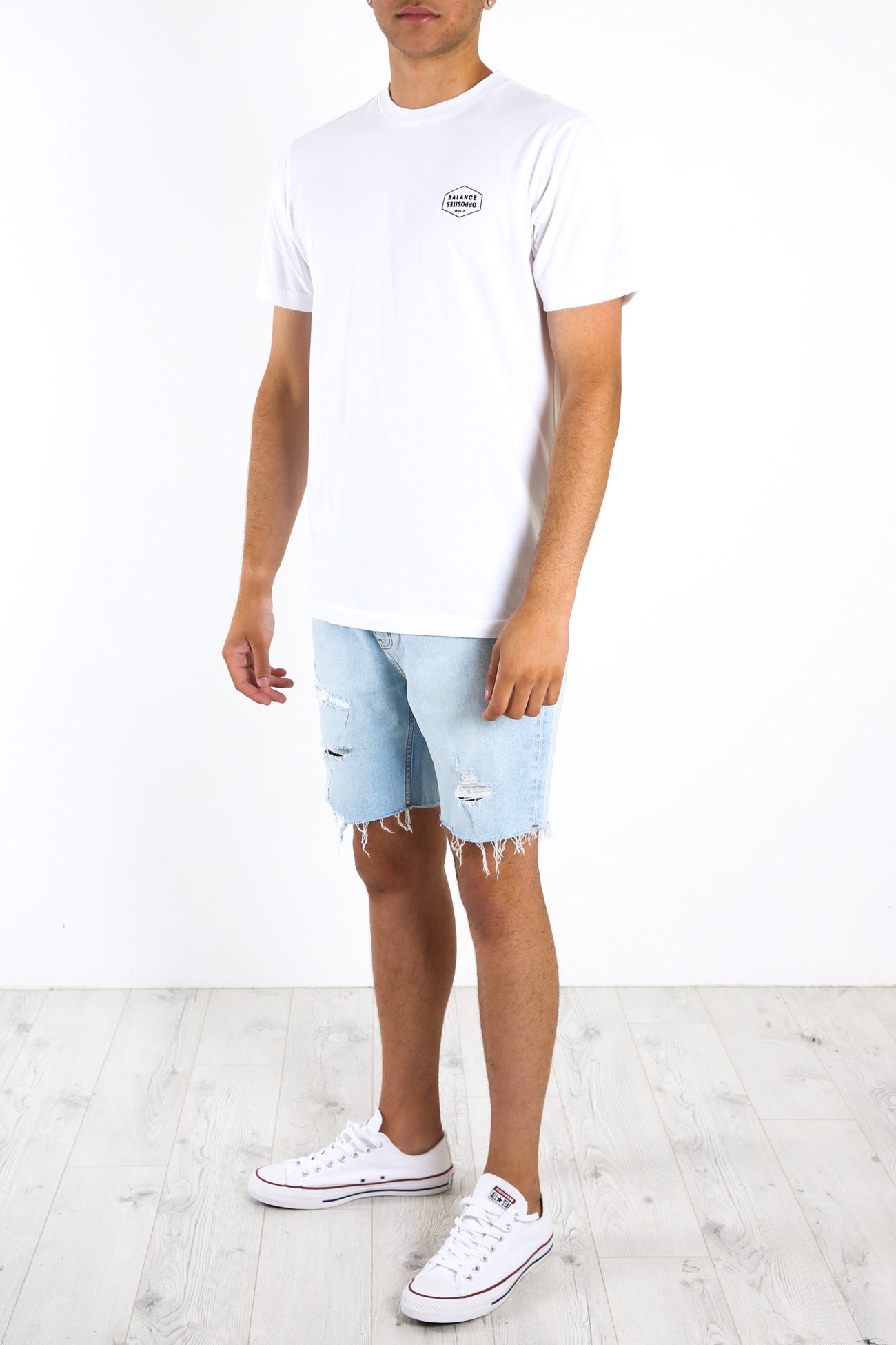RVCA Hex Short Sleeve Tee White