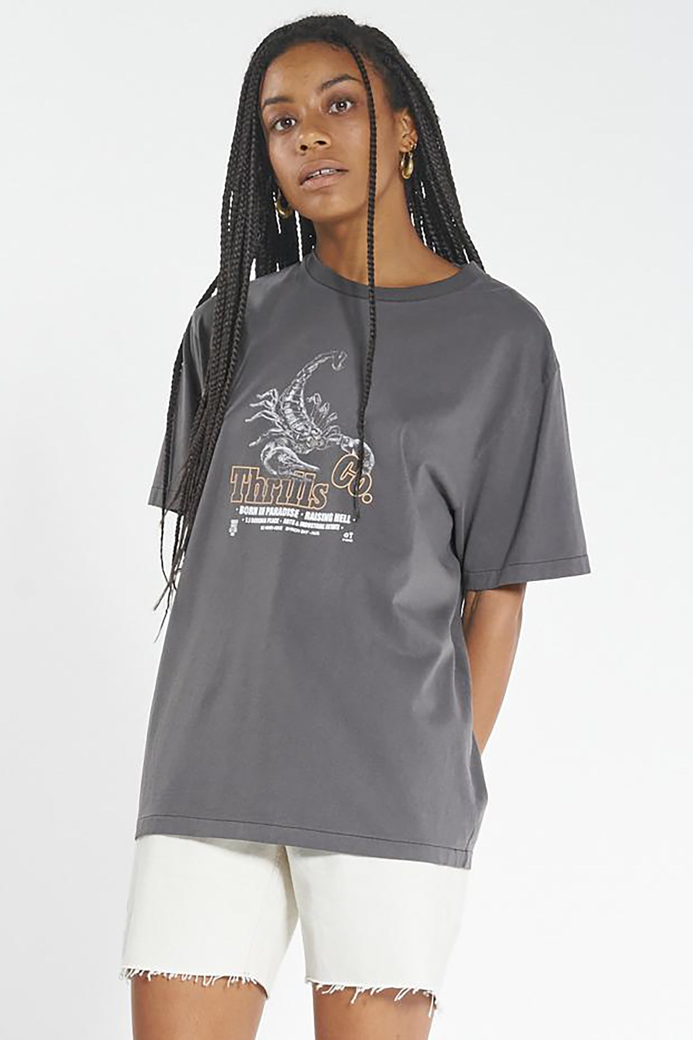 Raising Hell Merch Fit Tee Vintage Black