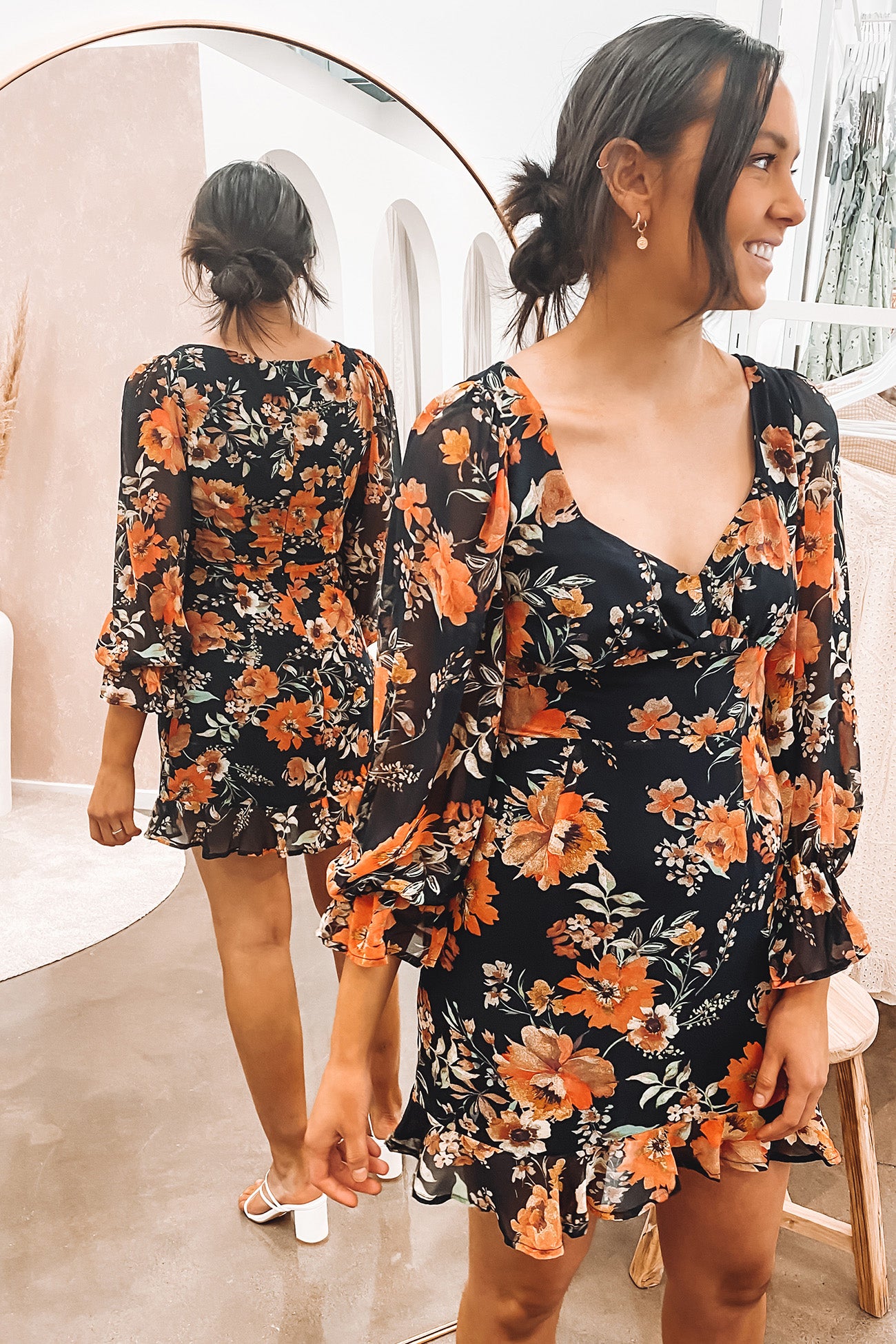 Ramona Mini Dress Black