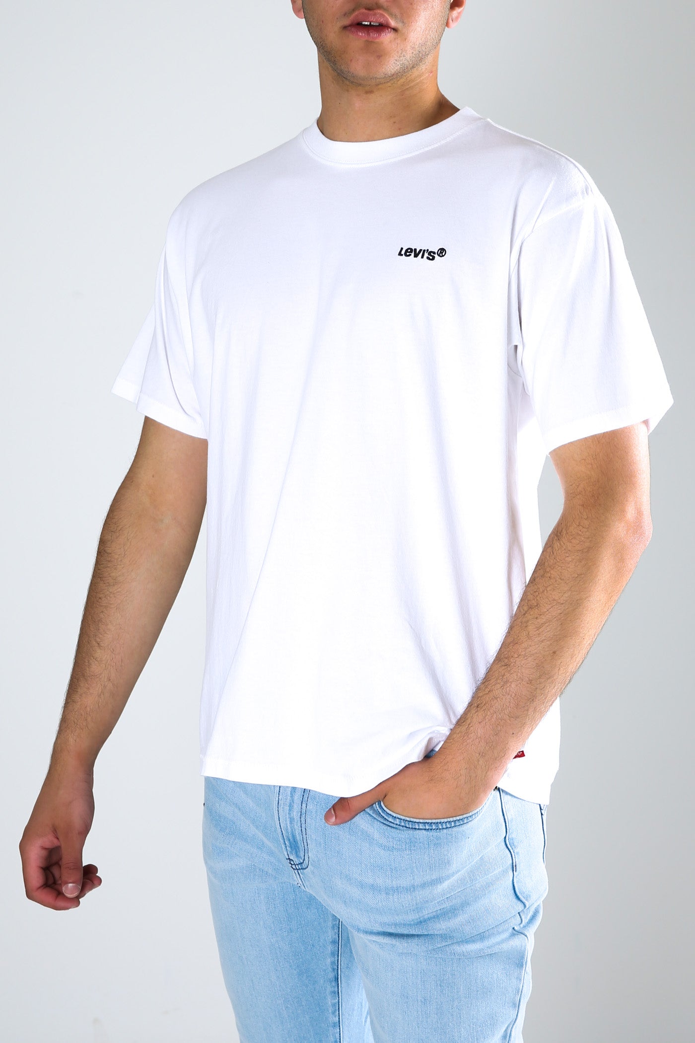Red Tab Vintage T-Shirt White