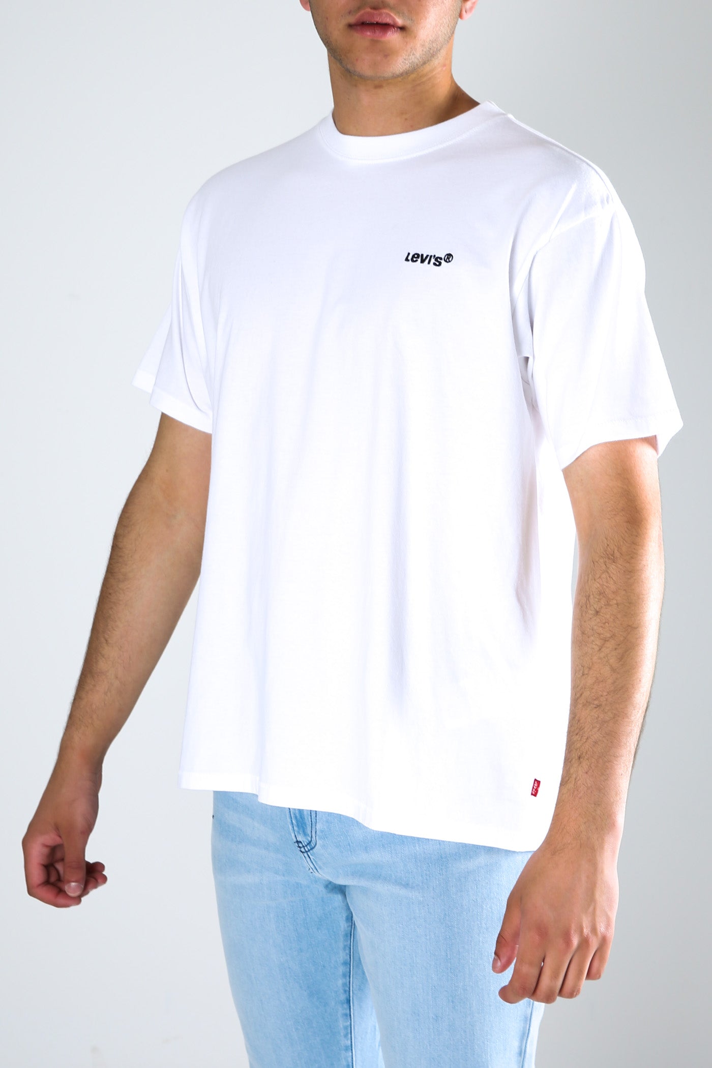 Red Tab Vintage T-Shirt White
