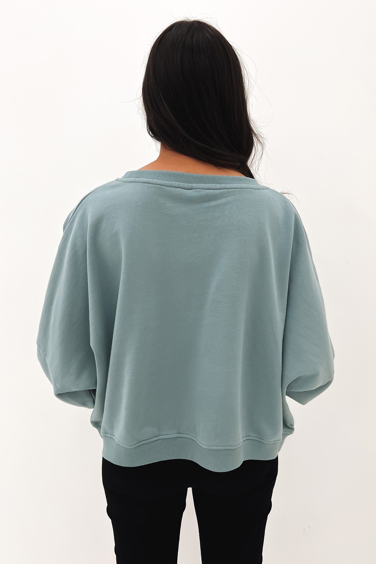 Rhythm Core Slouch Fleece Dusted Teal