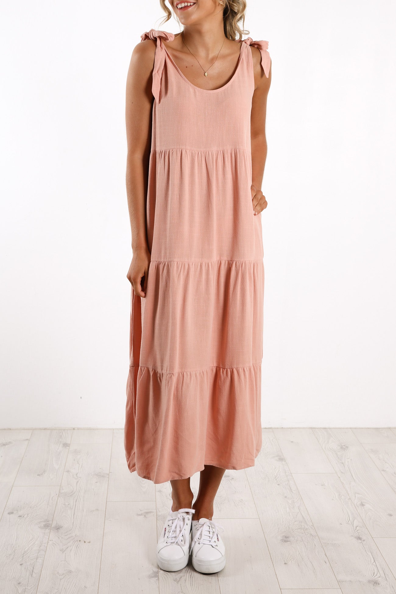 Rihanna Dress Blush