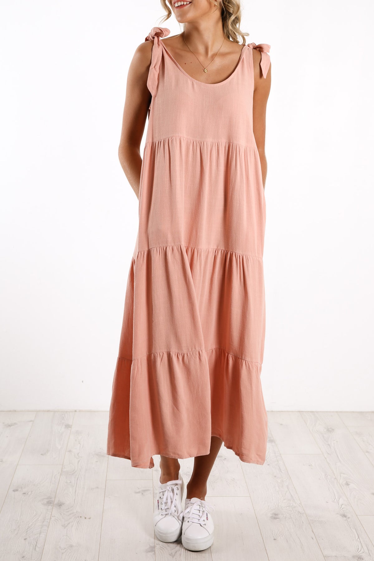 Rihanna Dress Blush