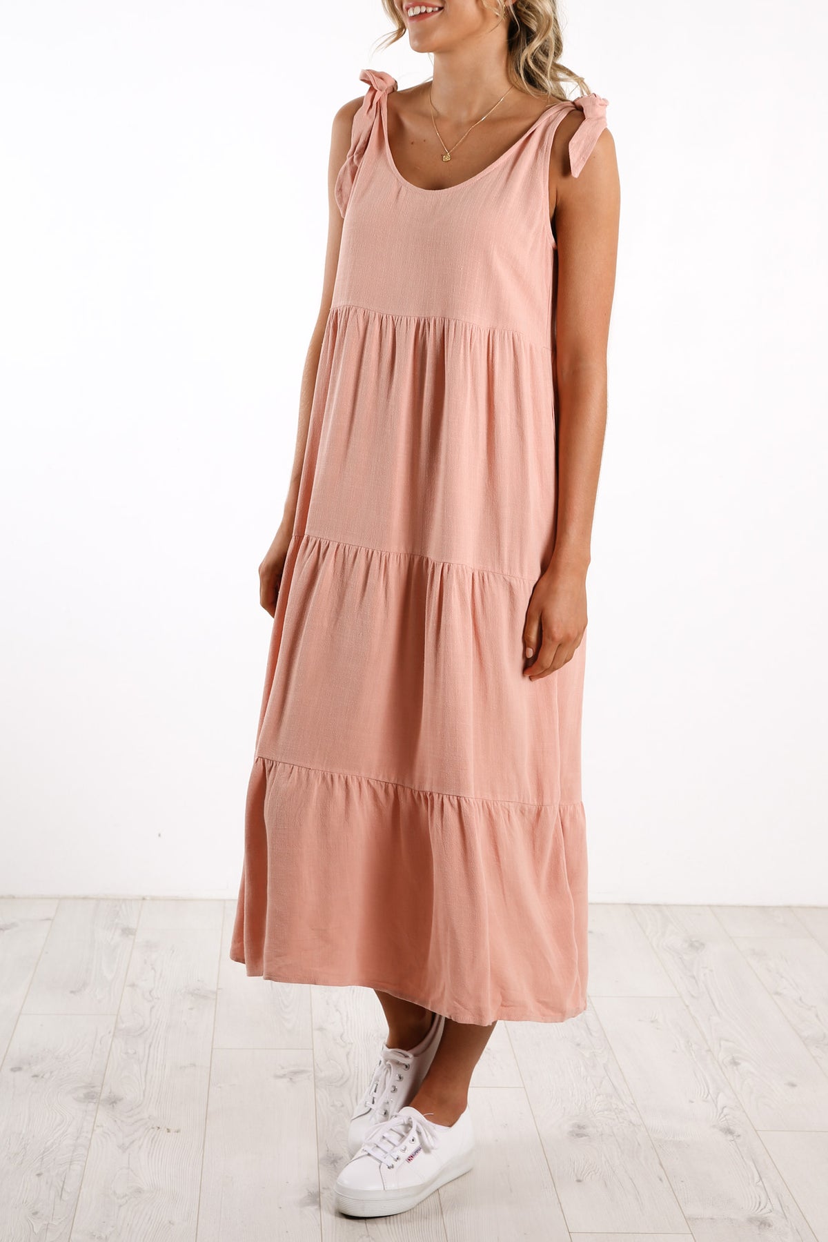 Rihanna Dress Blush