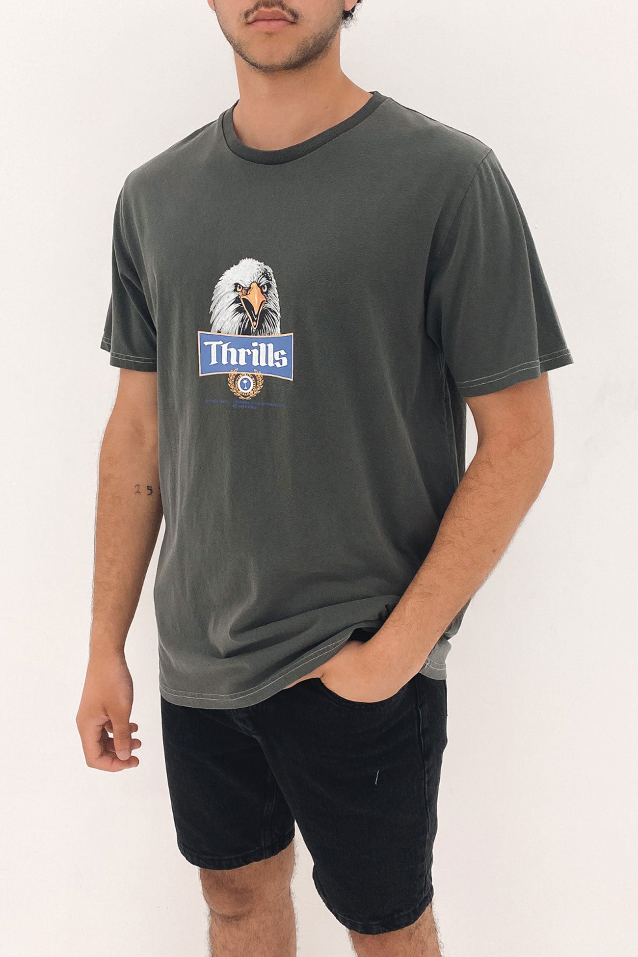 Rise Above Merch Fit Tee Merch Black