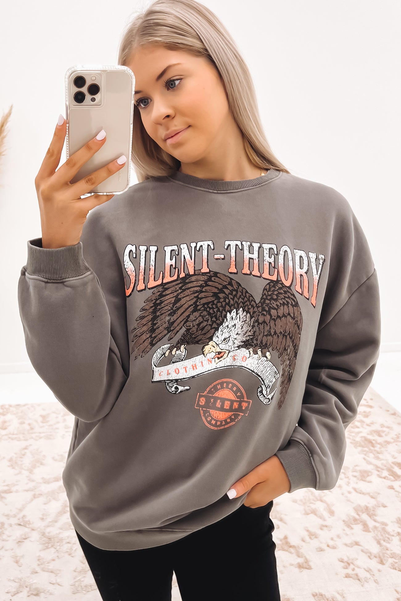 Rise Again Crew Charcoal
