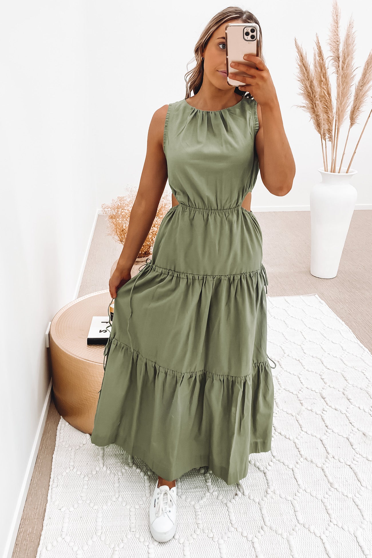 Robbie Maxi Dress Khaki