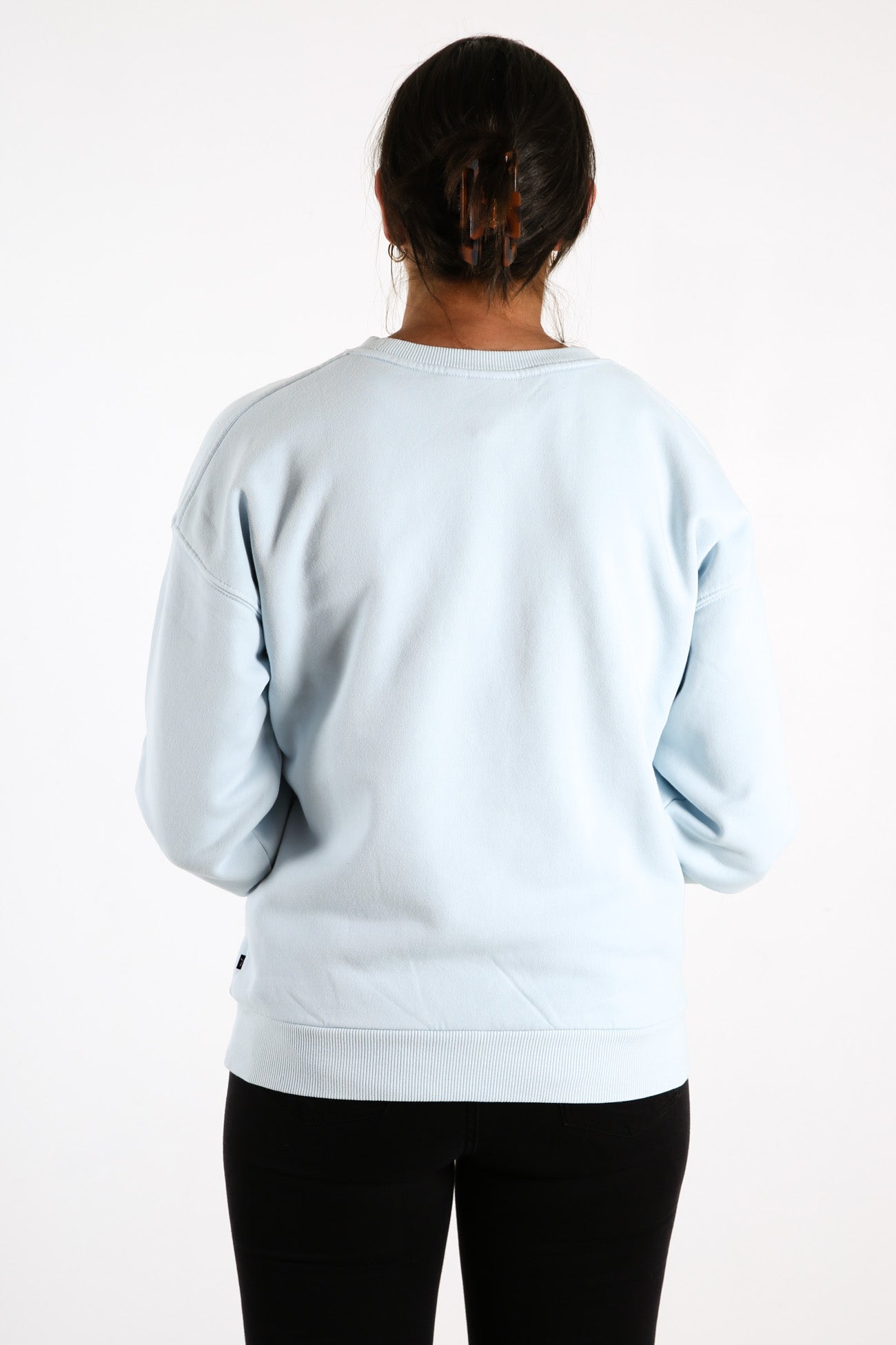 Rusty Essentials Crew Neck Fleece Ballard Blue