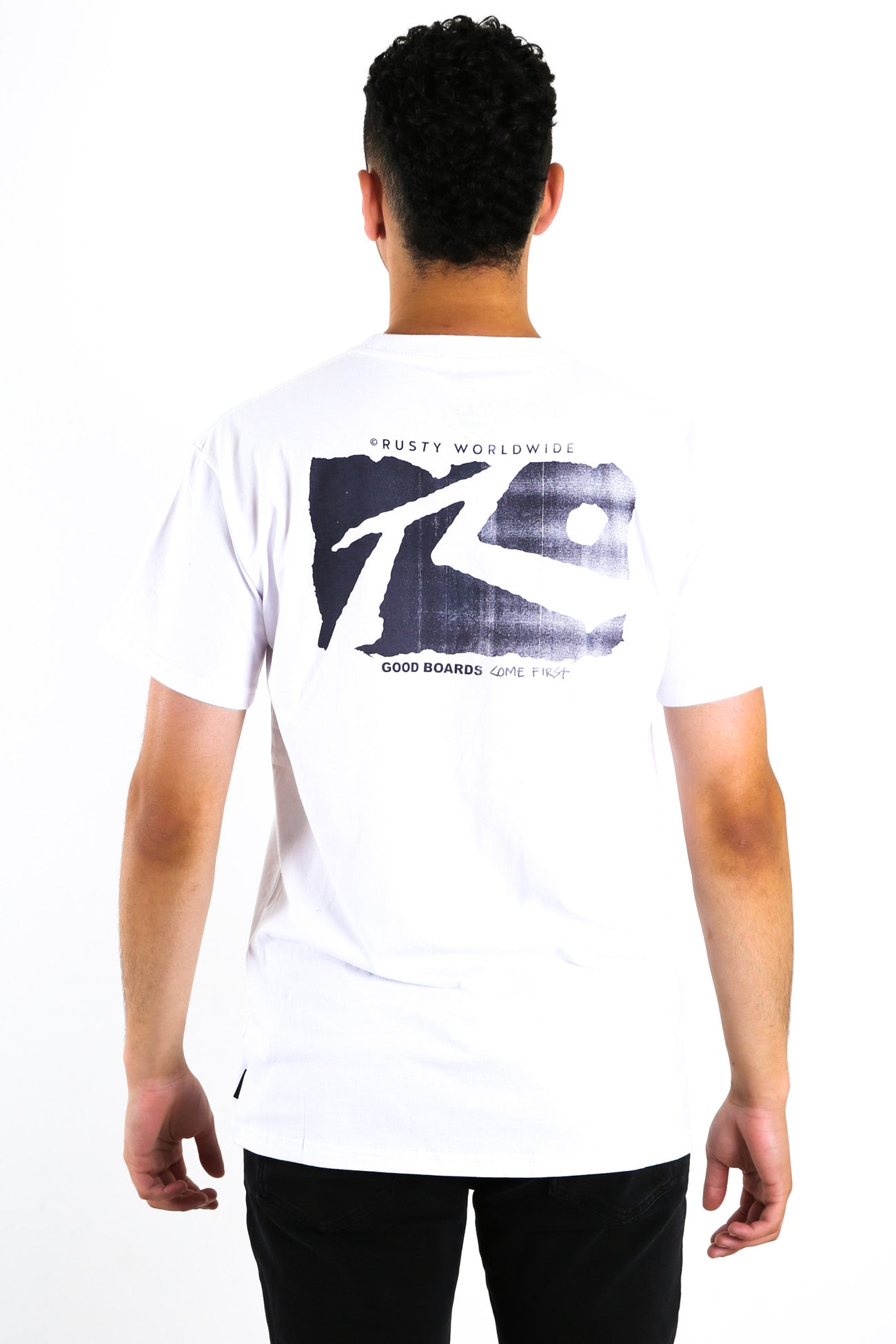Salty Short Sleeve Organic Tee White