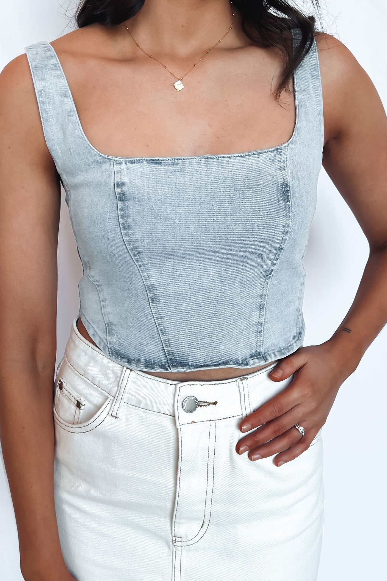 Sara Corset Light Blue