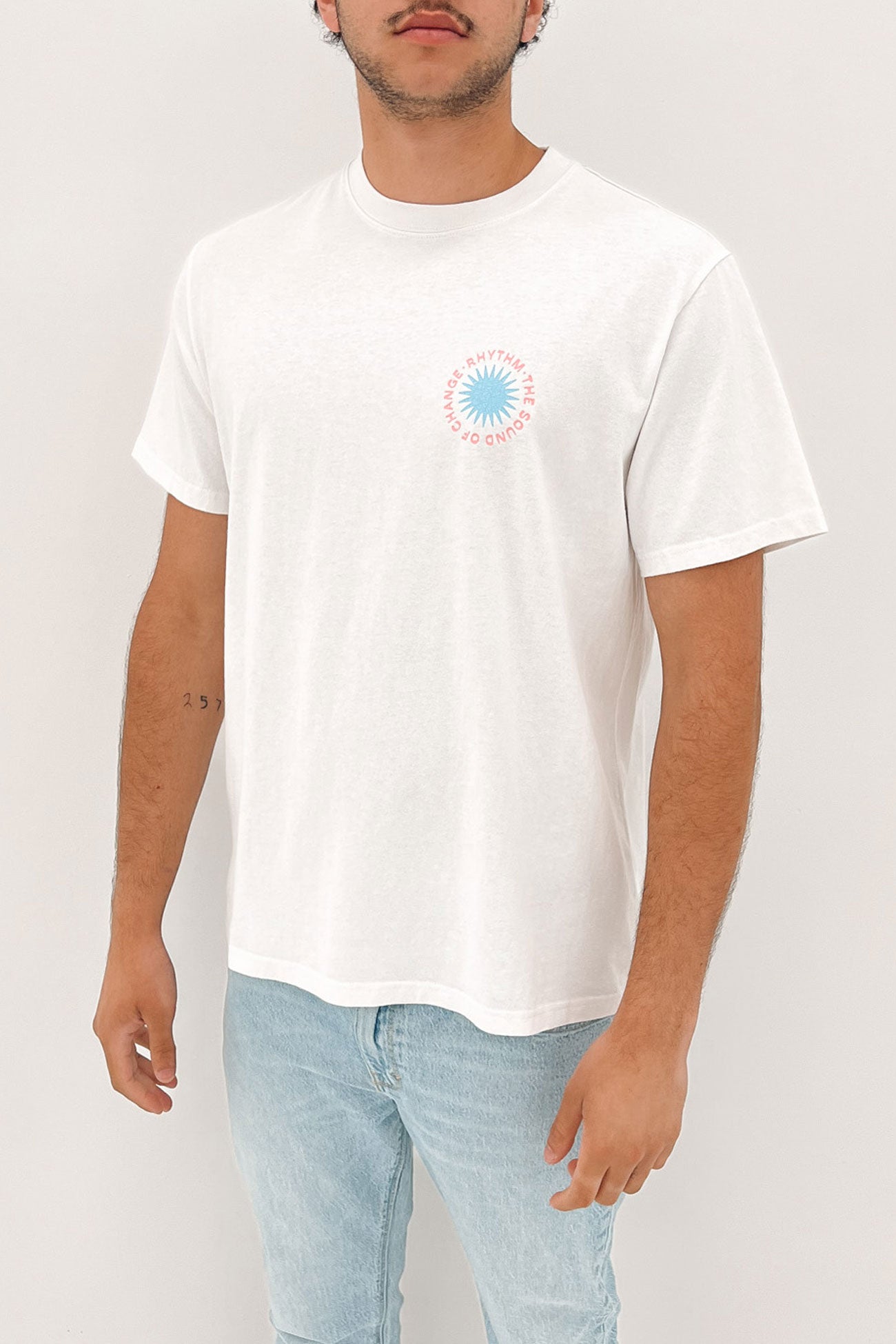 Seared Vintage Short Sleeve T-Shirt Vintage White