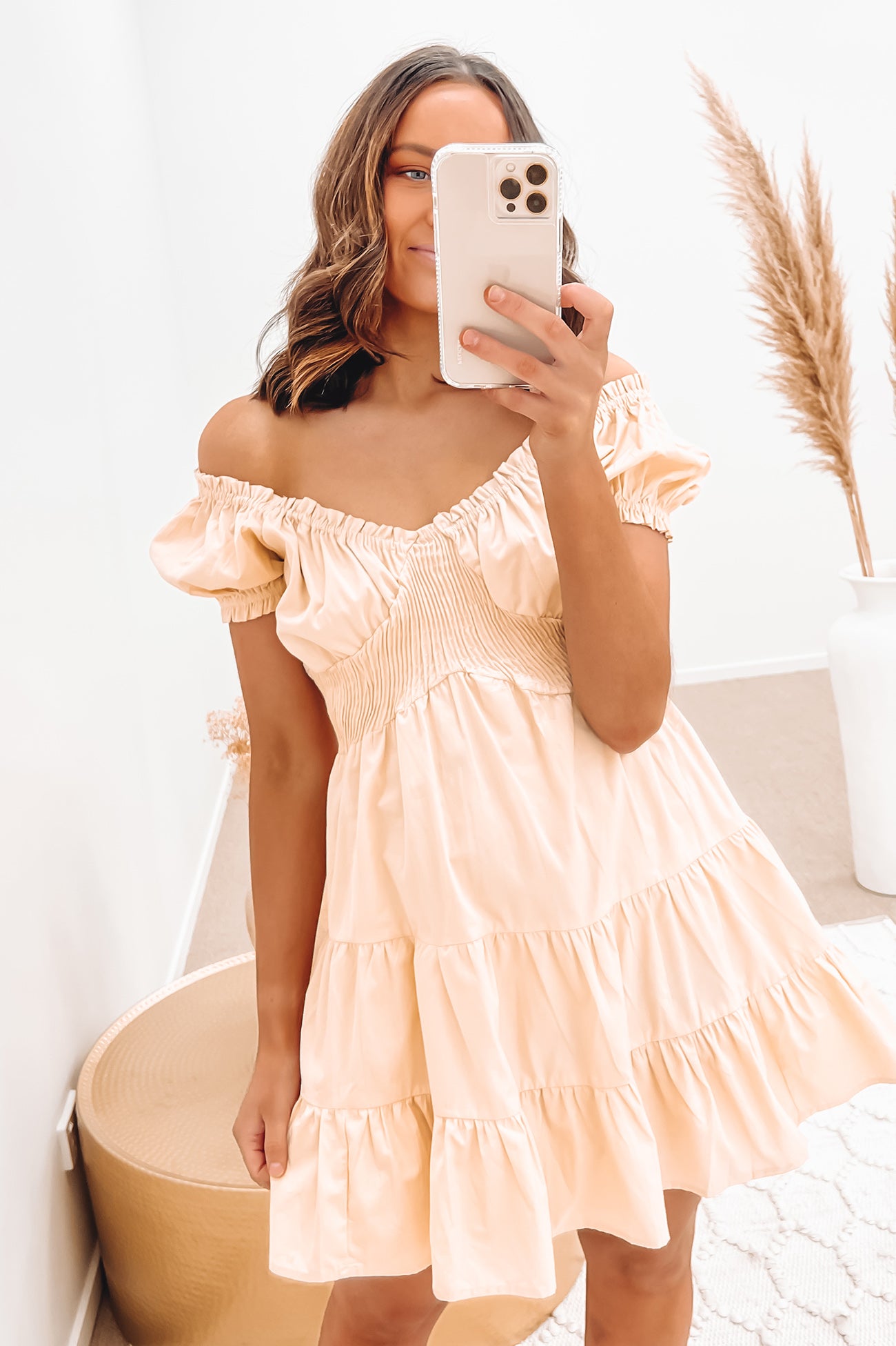 Selena Mini Dress Natural