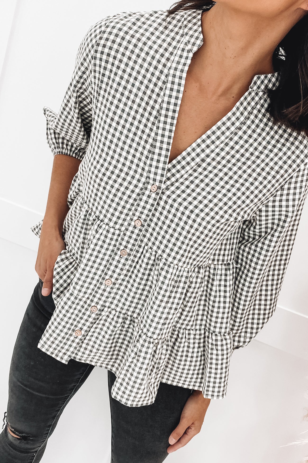 Sharmaine Top Black